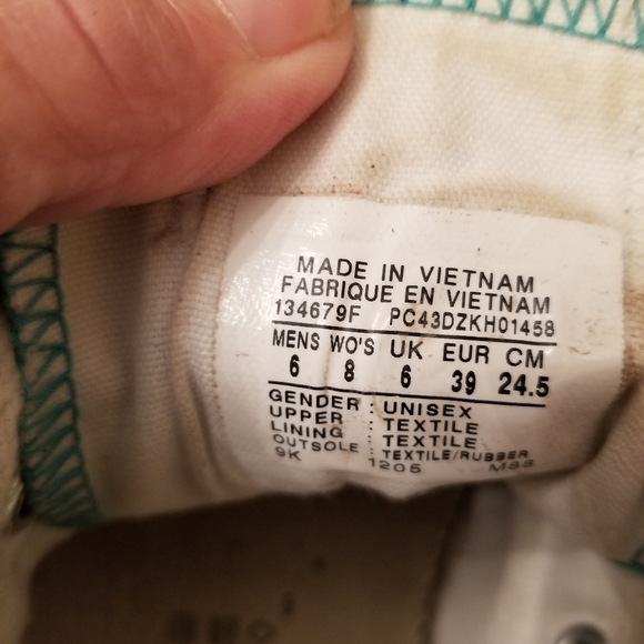 Converse Turquoise Glitter - Picture 6 of 6